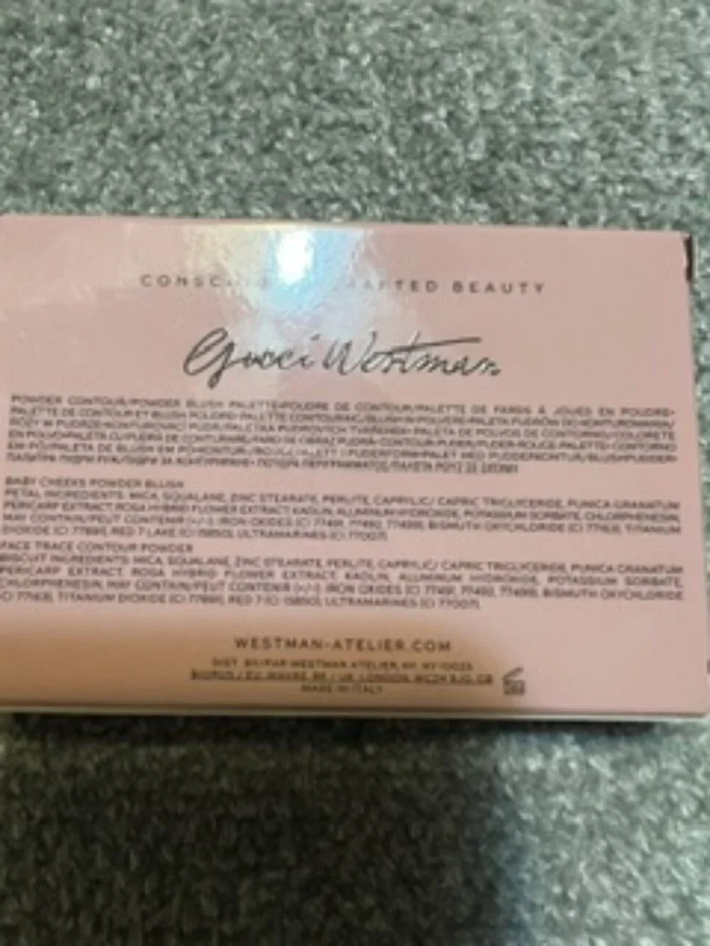 NWT Luxury Westman Atelier Baby Cheeks Face Trace in Petal & Biscuit